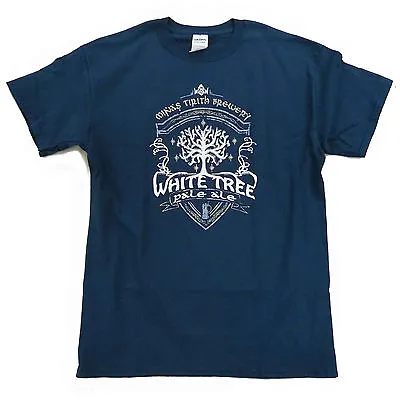 S - 5XL > TOLKIEN  Lord Of The Rings  Inspired T-Shirt > White Tree Pale Ale • £15.99